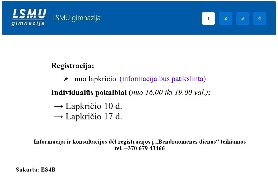 LSMUG bendruomenės dienų sistema bus paleista artimiausiu metu